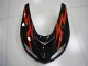 Schwarz Rot 06-07 Kawasaki ZX10R Motorrad Verkleidung Schwarz Rot 06-07 Kawasaki ZX10R Motorrad Verkleidung