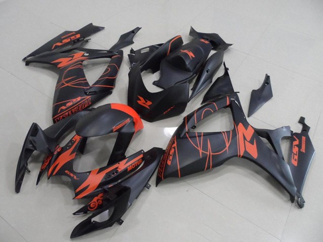 Schwarz Rot 06-07 Suzuki GSXR 750 Motorrad Vollverkleidung Schwarz Rot 06-07 Suzuki GSXR 750 Motorrad Vollverkleidung