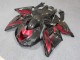 Schwarz Rot 06-11 Kawasaki ZX14R ZZR1400 Motorrad Verkleidungen Schwarz Rot 06-11 Kawasaki ZX14R ZZR1400 Motorrad Verkleidungen