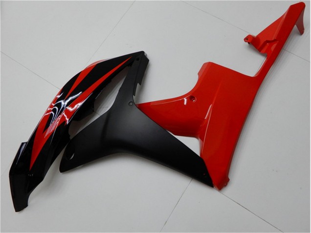 Schwarz Rot 07-08 Honda CBR600RR Motorrad Vollverkleidung Schwarz Rot 07-08 Honda CBR600RR Motorrad Vollverkleidung