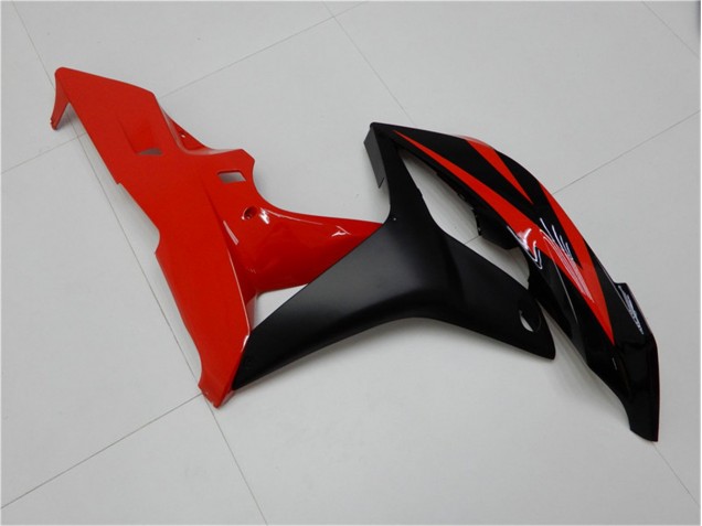 Schwarz Rot 07-08 Honda CBR600RR Motorrad Vollverkleidung Schwarz Rot 07-08 Honda CBR600RR Motorrad Vollverkleidung