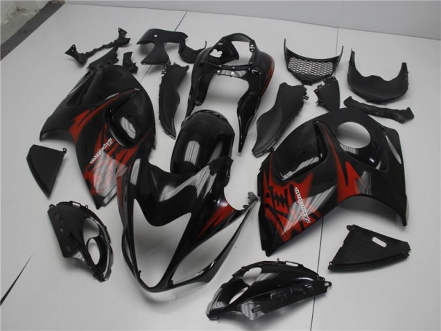 Schwarz Rot 08-19 Suzuki GSXR 1300 Hayabusa Motorrad Verkleidung Komplett Sets Schwarz Rot 08-19 Suzuki GSXR 1300 Hayabusa Motorrad Verkleidung Komplett Sets