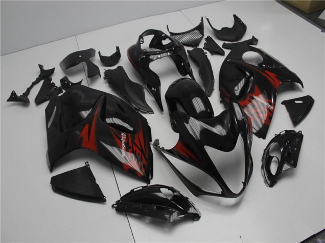 Schwarz Rot 08-19 Suzuki GSXR 1300 Hayabusa Motorrad Verkleidung Komplett Sets Schwarz Rot 08-19 Suzuki GSXR 1300 Hayabusa Motorrad Verkleidung Komplett Sets
