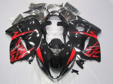 Schwarz Rot 96-07 Suzuki GSXR 1300 Hayabusa Motorrad Verkleidung