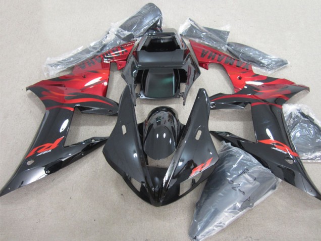 Schwarz Rot Aufkleber 02-03 Yamaha YZF R1 Motorrad Verkleidung Schwarz Rot Aufkleber 02-03 Yamaha YZF R1 Motorrad Verkleidung