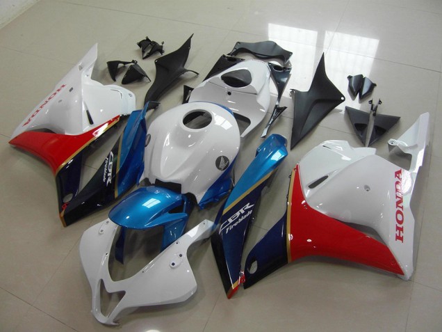 Schwarz Rot Blau 09-12 Honda CBR600RR Motorrad Verkleidung Schwarz Rot Blau 09-12 Honda CBR600RR Motorrad Verkleidung