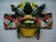 Schwarz Rot Gelb 46 05-06 Honda CBR600RR Motorrad Verkleidung Schwarz Rot Gelb 46 05-06 Honda CBR600RR Motorrad Verkleidung