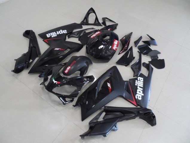 Schwarz Rot Streifen 06-11 Aprilia RS125 Motorrad Verkleidung Schwarz Rot Streifen 06-11 Aprilia RS125 Motorrad Verkleidung
