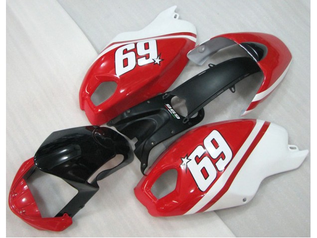 Schwarz Rot Weiß 69 08-12 Ducati Monster 696 Motorrad Verkleidung Schwarz Rot Weiß 69 08-12 Ducati Monster 696 Motorrad Verkleidung