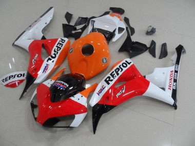 Schwarz Rot Weiß Repsol 06-07 Honda CBR1000RR Motorrad Verkleidung