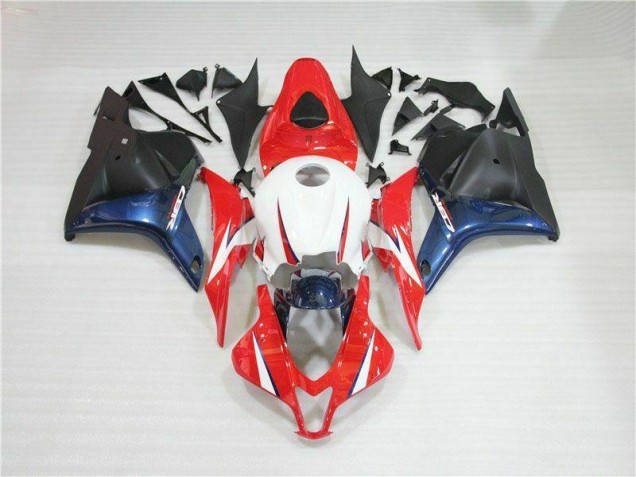 Schwarz Rote Weiß 09-12 Honda CBR600RR Motorrad Verkleidungen Schwarz Rote Weiß 09-12 Honda CBR600RR Motorrad Verkleidungen