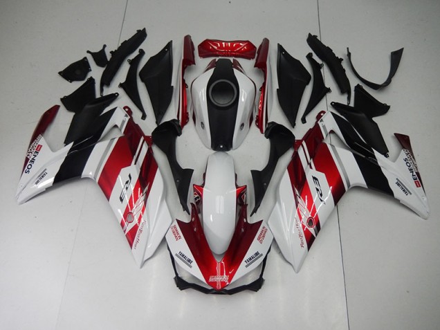 Schwarz Rote Weiß 15-22 Yamaha YZF R3 Motorrad Verkleidung Schwarz Rote Weiß 15-22 Yamaha YZF R3 Motorrad Verkleidung