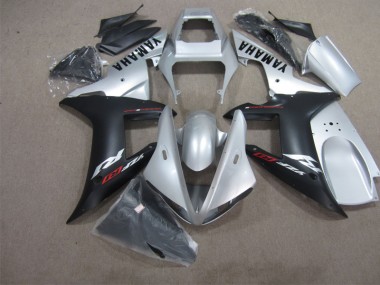 Schwarz Silber 02-03 Yamaha YZF R1 Motorrad Verkleidung