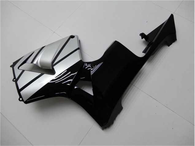 Schwarz Silber 03-04 Honda CBR600RR Motorrad Verkleidung Schwarz Silber 03-04 Honda CBR600RR Motorrad Verkleidung