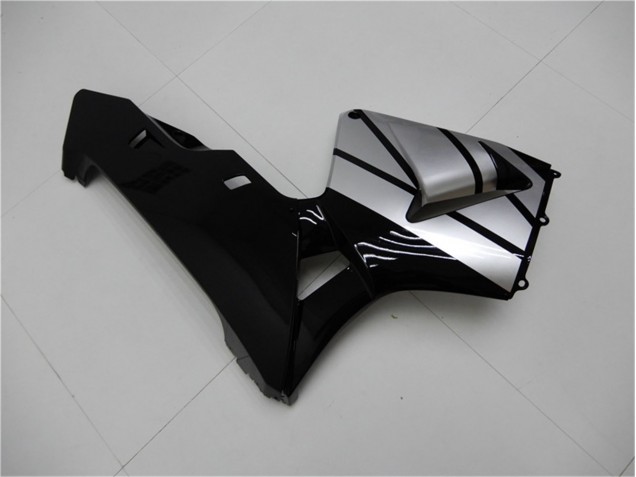 Schwarz Silber 03-04 Honda CBR600RR Motorrad Verkleidung Schwarz Silber 03-04 Honda CBR600RR Motorrad Verkleidung