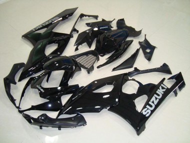 Schwarz Silber Aufkleber 05-06 Suzuki GSXR 1000 Motorrad Verkleidung