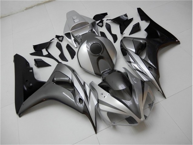 Schwarz Silber Grau 06-07 Honda CBR1000RR Motorrad Verkleidung Schwarz Silber Grau 06-07 Honda CBR1000RR Motorrad Verkleidung