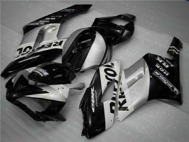 Schwarz Silber Repsol 04-05 Honda CBR1000RR Motorrad Verkleidungen Schwarz Silber Repsol 04-05 Honda CBR1000RR Motorrad Verkleidungen