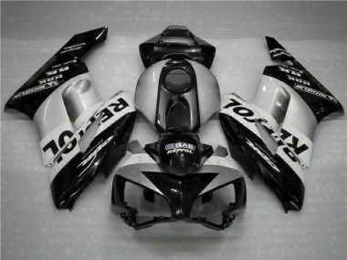 Schwarz Silber Repsol 04-05 Honda CBR1000RR Motorrad Verkleidungen