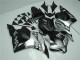 Schwarz Silber Repsol 09-12 Honda CBR600RR Motorrad Verkleidung Schwarz Silber Repsol 09-12 Honda CBR600RR Motorrad Verkleidung