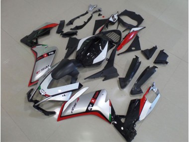 Schwarz Silber Rot 11-18 Aprilia RS4 50 125 Motorrad Vollverkleidung
