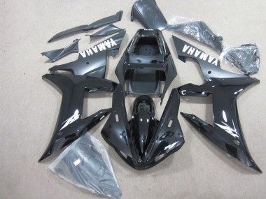 Schwarz Weiß 02-03 Yamaha YZF R1 Motorrad Vollverkleidung