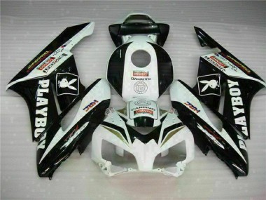 Schwarz Weiß 04-05 Honda CBR1000RR Motorrad Verkleidung