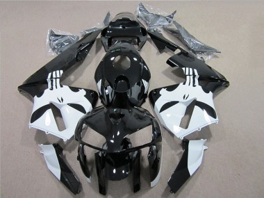 Schwarz Weiß 05-06 Honda CBR600RR Motorrad Verkleidungen