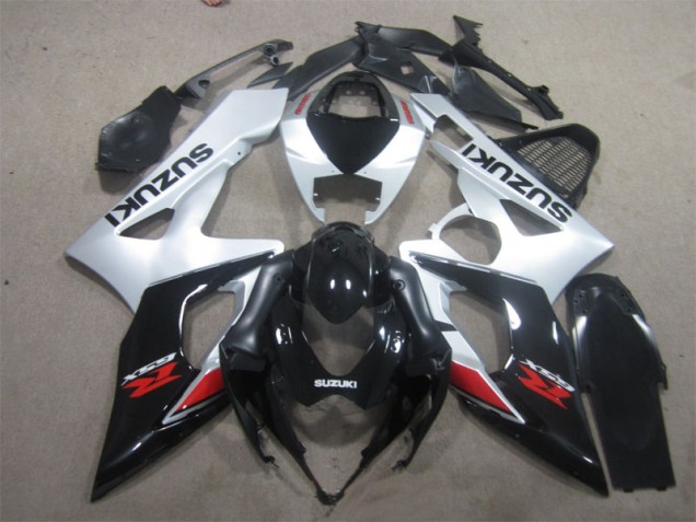 Schwarz Weiß 05-06 Suzuki GSXR 1000 Motorrad Verkleidung Schwarz Weiß 05-06 Suzuki GSXR 1000 Motorrad Verkleidung