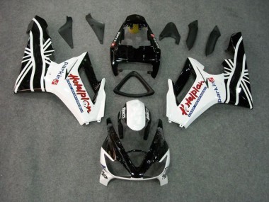 Schwarz Weiß 06-08 Triumph Daytona 675 Triple Motorrad Verkleidung