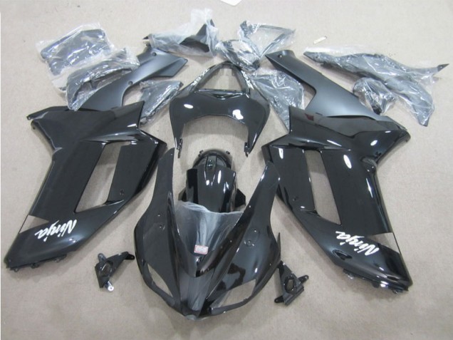 Schwarz Weiß 07-08 Kawasaki ZX6R Motorrad Verkleidung Schwarz Weiß 07-08 Kawasaki ZX6R Motorrad Verkleidung