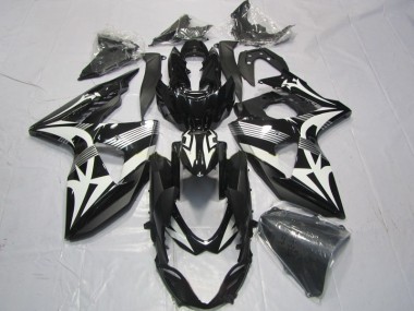 Schwarz Weiß 09-16 Suzuki GSXR 1000 Motorrad Verkleidung