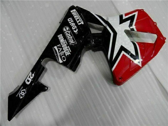 Schwarz Weiß 11 03-04 Honda CBR600RR Motorrad Verkleidung Schwarz Weiß 11 03-04 Honda CBR600RR Motorrad Verkleidung