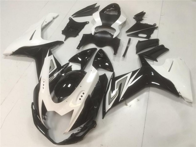 Schwarz Weiß 11-21 Suzuki GSXR 600/750 Motorrad Vollverkleidung Schwarz Weiß 11-21 Suzuki GSXR 600/750 Motorrad Vollverkleidung