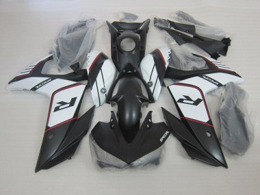 Schwarz Weiß 15-22 Yamaha YZF R3 Motorrad Verkleidung