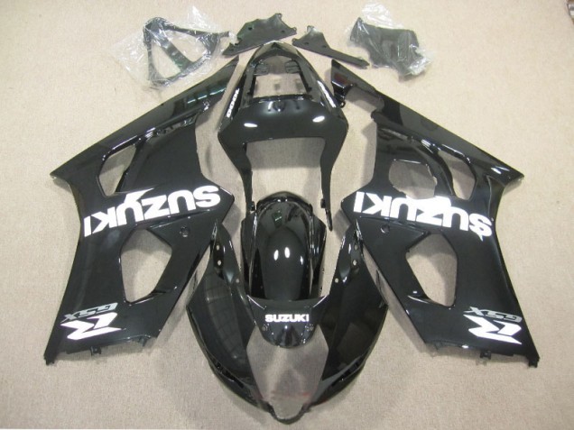 Schwarz Weiß Aufkleber 03-04 Suzuki GSXR 1000 Motorrad Verkleidung Schwarz Weiß Aufkleber 03-04 Suzuki GSXR 1000 Motorrad Verkleidung