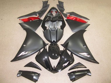 Schwarz Weiß Aufkleber 12-14 Yamaha YZF R1 Motorrad Verkleidung