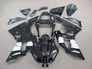 Schwarz Weiß Aufkleber 98-99 Yamaha YZF R1 Motorrad Verkleidung
