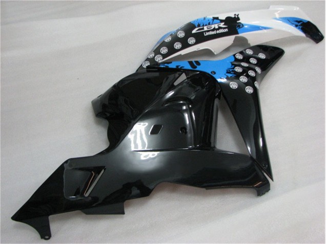 Schwarz Weiß Blau 09-12 Honda CBR600RR Motorrad Verkleidung Schwarz Weiß Blau 09-12 Honda CBR600RR Motorrad Verkleidung