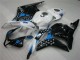 Schwarz Weiß Blau 09-12 Honda CBR600RR Motorrad Verkleidung Schwarz Weiß Blau 09-12 Honda CBR600RR Motorrad Verkleidung