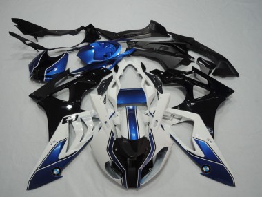 Schwarz Weiß Blau 09-14 BMW S1000RR Motorrad Verkleidung