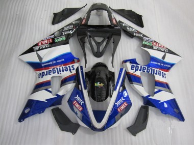 Schwarz Weiß Blau SantUnder 00-01 Yamaha YZF R1 Motorrad Verkleidung