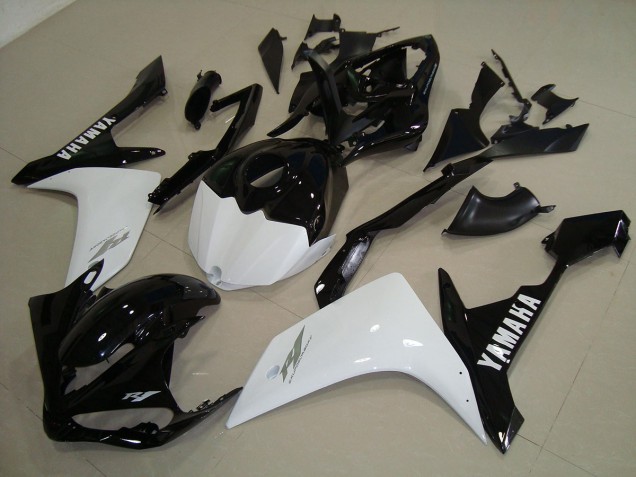 Schwarz Weiß Gold 07-08 Yamaha YZF R1 Motorrad Verkleidung Schwarz Weiß Gold 07-08 Yamaha YZF R1 Motorrad Verkleidung