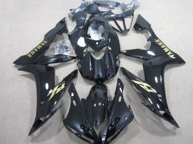 Schwarz Weiß Gold Aufkleber 04-06 Yamaha YZF R1 Motorrad Verkleidung