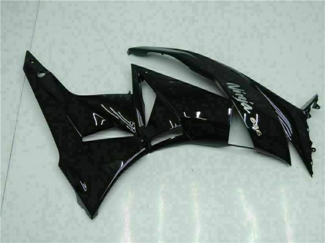 Schwarz Weiß Ninja 636 09-12 Kawasaki ZX6R Motorrad Verkleidung Schwarz Weiß Ninja 636 09-12 Kawasaki ZX6R Motorrad Verkleidung