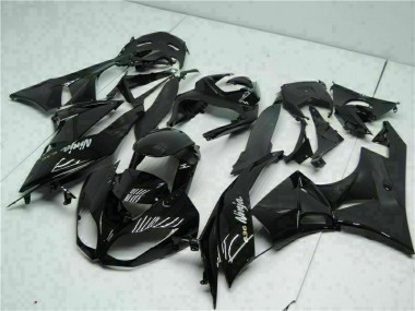 Schwarz Weiß Ninja 636 09-12 Kawasaki ZX6R Motorrad Verkleidung
