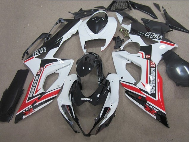 Schwarz Weiß Rot 05-06 Suzuki GSXR 1000 Motorrad Verkleidung Schwarz Weiß Rot 05-06 Suzuki GSXR 1000 Motorrad Verkleidung