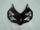 Schwarz West 04-05 Honda CBR1000RR Motorrad Verkleidung Schwarz West 04-05 Honda CBR1000RR Motorrad Verkleidung