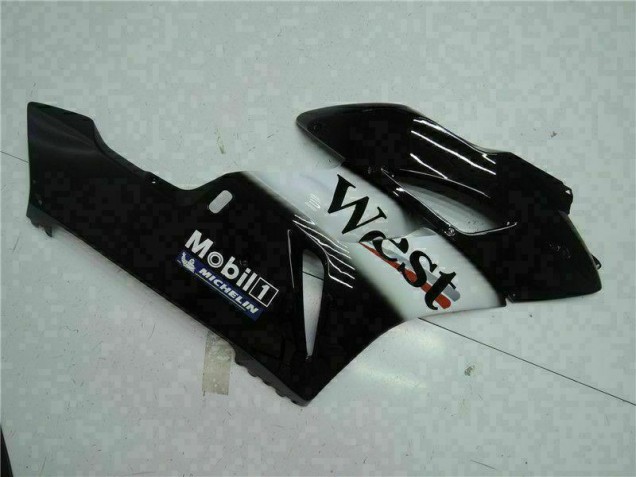 Schwarz West 04-05 Honda CBR1000RR Motorrad Verkleidung Schwarz West 04-05 Honda CBR1000RR Motorrad Verkleidung