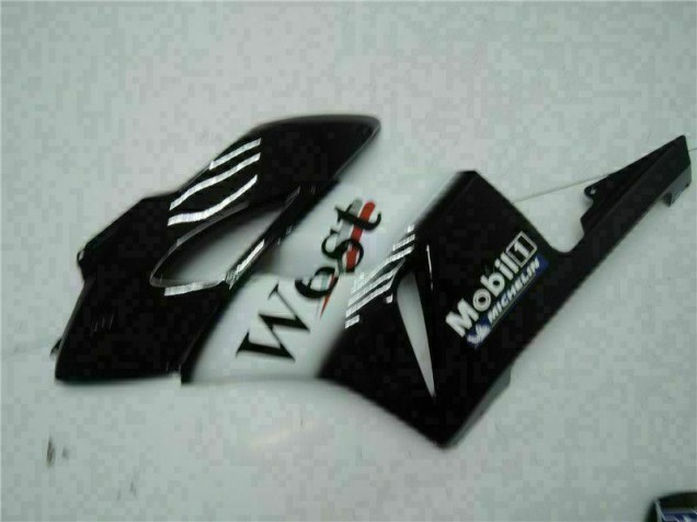 Schwarz West 04-05 Honda CBR1000RR Motorrad Verkleidung Schwarz West 04-05 Honda CBR1000RR Motorrad Verkleidung
